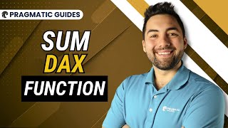 Power BI SUM DAX Function Tutorial 📊 [upl. by Horwath]