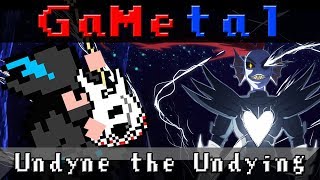 Undyne the Undying Spear of Justice  Battle Against a True Hero Undertale  GaMetal Remix [upl. by Kelila]