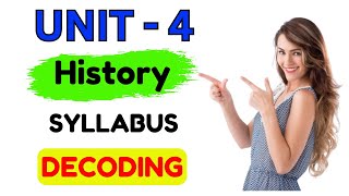 Decoding Unit 4 History Tnpsc Syllabus [upl. by Horatio]