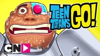 Teen Titans Go  Meat Battle  Cartoon Network [upl. by Chappell648]