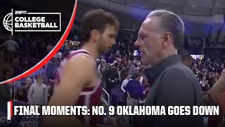 FINAL MOMENTS as TCU upsets No 9 Oklahoma 😯 UPSET FRENZY 😱  ESPN College Basketball [upl. by Dygall10]