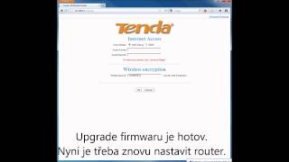 Upgrade firmwaru produktu Tenda W311R [upl. by Rosario120]