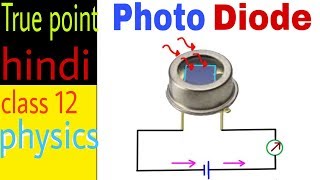 🔴 Photodiode in hindi  for class 12 [upl. by Atnicaj]