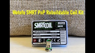 How to set up the Wotofo SMRT PnP rebuildable Mesh Coil amp How to Clean amp rewick to last for months [upl. by Ikey995]