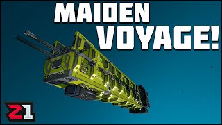 MAIDEN VOYAGE Of Our New Ship  Starbase E5  Z1 Gaming [upl. by Neelyk]