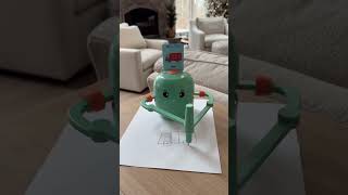 Crazy Drawing Robot teaching your kids to draw drawing art parents [upl. by Ecnerat]