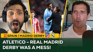 Atletico Madrid vs Real Madrid was a DISASTER Whos at fault for Bad Fan Behavior [upl. by Nolra]