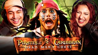 PIRATES OF THE CARIBBEAN DEAD MANS CHEST 2006 MOVIE REACTION  FIRST TIME WATCHING [upl. by Ainoloppa762]