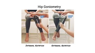 Goniometry  How to measure the hip joint range of motion [upl. by Ruffin]