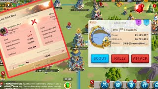 City rallies Small fighting  Rise of Kingdoms Kvk1 [upl. by Ecniv710]