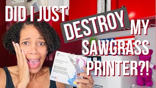 Will This Sawgrass Ink Dupe Work or Did I Just Destroy My Printer [upl. by Sansen460]