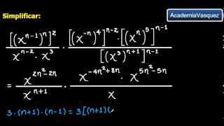 Potenciación con Expresiones Algebraicas Ejercicio 4 [upl. by Plerre]