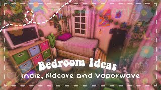 Roblox Bloxburg  Indie Kidcore Vaporwave Bedroom Ideas  Minami Oroi [upl. by Artima279]