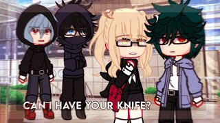 “Can I have your knife”  Villain Deku Au  Gacha meme [upl. by Reffinnej456]