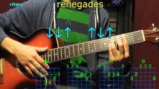 renegades x ambassadors acordes en guitarra [upl. by Lenor445]