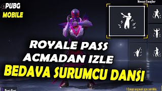 BEDAVA SÜRÜMCÜ DANSI NASIL ALIRINI  PUBG MOBİLE SÜRÜMCÜ DANSI BEDAVADAN BİRAZ DAHA UCUZ [upl. by Dupre]