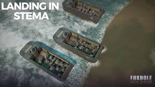 Naval Invasion in Stema Landing  Foxhole War 117 [upl. by Lynda]