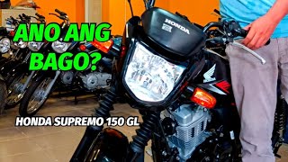 ALL NEW HONDA SUPREMO 150 GL 2023 MODEL REVIEW  Ano ang Bago [upl. by Kcirnek]