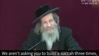 Why did the Chafetz Chaim Build his Sukkah Three Times [upl. by Delle]