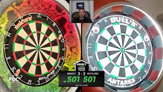 Peter Wright vs Krzysztof Ratajski  Unibet Home Tour 2020 1905 [upl. by Radbun]