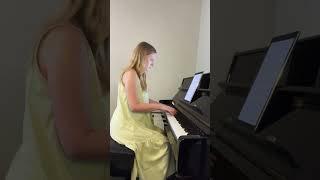 Clara Schumann Fugitive op 15 no 1 pianostudent piano pianoteacher [upl. by Merrili]