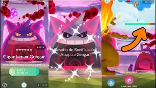 Gigantamax Gengar max Battle in Pokemon go [upl. by Jaine]