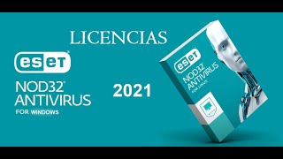 Licencia de ESET NOD 32 ANTIVIRUS 2022 [upl. by Llenyr]