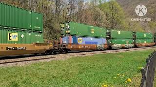 Railfanning the World Famous Horseshoe Curve Altoona Pennsylvania April 28 2024 [upl. by Silera341]