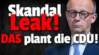 LEAK CDU plant SUPERGAU nach der Wahl [upl. by Aynatal]