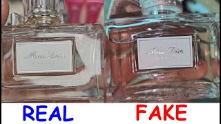 Real vs fake Miss Dior Perfume How to spot fake Miss Dior Eau de Parfum [upl. by Paynter650]