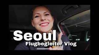 Leben als Flugbegleiter  Korean Barbecue  Seoul  Flugbegleiter Vlog  andreaabaam [upl. by Einttirb]