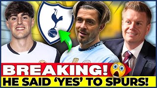 🚨 URGENT GREALISH ONE STEP CLOSER TO SPURS TOTTENHAM TARGETING SPANISH MIDFIELDER TOTTENHAM NEWS [upl. by Rahs]