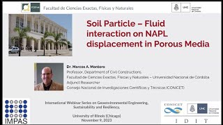 Soil ParticleFluid Interaction on NAPL Displacement in Porous Media [upl. by Toni]