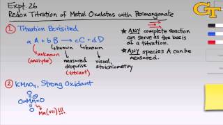 Redox Titration  Intro amp Theory [upl. by Yancey]