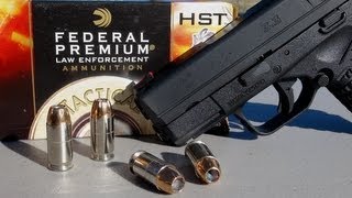 45 ACP SHORT BARREL TEST 230 gr P Federal HST [upl. by Elbertine]