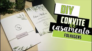 Como fazer Convite de Casamento  DIY  Faça você mesmo  Tutoriais casamento [upl. by Haland429]