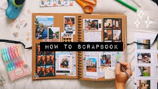 DIY HOW TO SCRAPBOOK ideas amp inspiration [upl. by Guod]