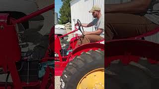 Massey Harris Mustang tractor driven for the first time in 50 years HeitkampRestorationLLCvm5zj [upl. by Galligan]