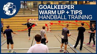 Goalkeeper Warm Up  Tips from Sindre Walstad  Nøtterøy Norway Handballtraining  Handball inspires [upl. by Carlotta770]