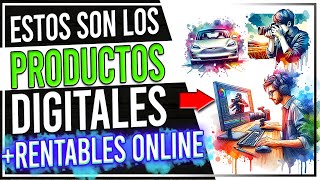 🟩10 Productos Digitales Rentables que Puedes Crear Desde Casa en 20242025🔥 [upl. by Jozef676]