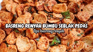 CARA MEMBUAT BASRENG RENYAH PEDAS  BASRENG BUMBU DAUN JERUK PEDAS [upl. by Nelyaw545]