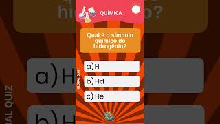 Quiz de Química Você Sabe os Símbolos dos Elementos [upl. by Giana]