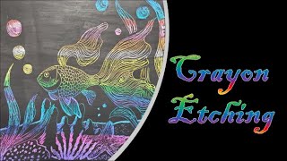 How To Do Crayon Etching [upl. by Krum]