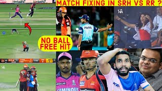 SANDEEP SHARMA NO BALL 🥵 SRH VS RR LAST OVER  NO BALL RR VS SRH  ABDUL SAMAD LAST BALL SIX [upl. by Mishaan]