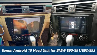 Eonon BMW E90E91E92E93 Android 10 Car Stereo  Builtin DSP [upl. by Adnhoj]