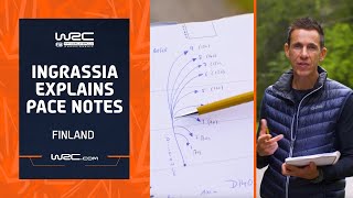 Ingrassia Explains Pace Notes  WRC Secto Rally Finland 2023 [upl. by Meta965]