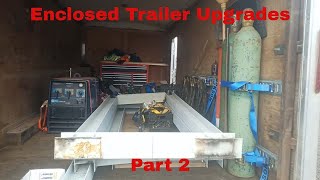 Enclosed Trailer  Part 2  Start to customize upgrade and modify [upl. by Edwin710]