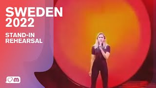 StandIn Rehearsal  Eurovision 2022  Sweden  Cornelia Jakobs  Hold Me Closer Partly [upl. by Pollerd669]