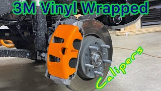 Vinyl Wrapped Brake Calipers [upl. by Lorilee]