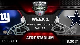 New York Giants vs Dallas Cowboys NFL Week 1 Preview  2013 NFL Picks with Troy West Peter Loshak [upl. by Cirillo]